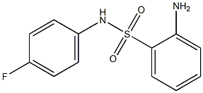 2-amino-N-(4-fluorophenyl)benzenesulfonamide Struktur