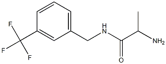 2-amino-N-[3-(trifluoromethyl)benzyl]propanamide Struktur