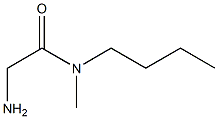 2-amino-N-butyl-N-methylacetamide Struktur