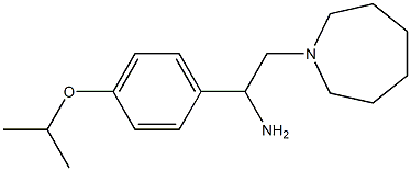 2-azepan-1-yl-1-(4-isopropoxyphenyl)ethanamine Struktur