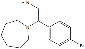 2-azepan-1-yl-2-(4-bromophenyl)ethanamine Struktur