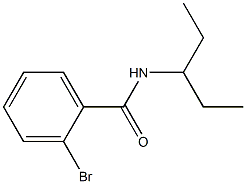 2-bromo-N-(1-ethylpropyl)benzamide Struktur