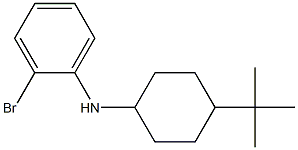 2-bromo-N-(4-tert-butylcyclohexyl)aniline Struktur