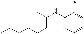 2-bromo-N-(octan-2-yl)aniline Struktur