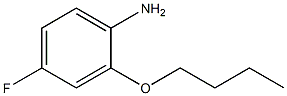 2-butoxy-4-fluoroaniline Struktur