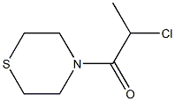 2-chloro-1-(thiomorpholin-4-yl)propan-1-one Struktur