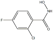 2-chloro-4-fluoro-N-hydroxybenzamide Struktur