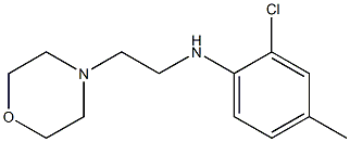 2-chloro-4-methyl-N-[2-(morpholin-4-yl)ethyl]aniline Struktur