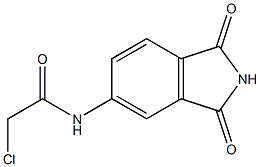 2-chloro-N-(1,3-dioxo-2,3-dihydro-1H-isoindol-5-yl)acetamide Struktur