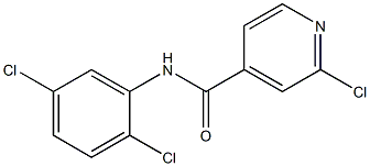 2-chloro-N-(2,5-dichlorophenyl)pyridine-4-carboxamide Struktur