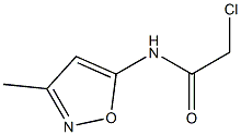 2-chloro-N-(3-methyl-1,2-oxazol-5-yl)acetamide Struktur