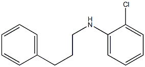 2-chloro-N-(3-phenylpropyl)aniline Struktur