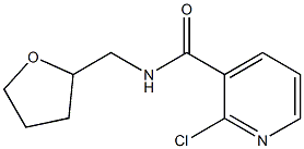 2-chloro-N-(oxolan-2-ylmethyl)pyridine-3-carboxamide Struktur