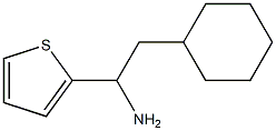 2-cyclohexyl-1-(thiophen-2-yl)ethan-1-amine Struktur