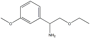 2-ethoxy-1-(3-methoxyphenyl)ethanamine Struktur