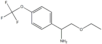 2-ethoxy-1-[4-(trifluoromethoxy)phenyl]ethan-1-amine Struktur