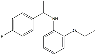 2-ethoxy-N-[1-(4-fluorophenyl)ethyl]aniline Struktur