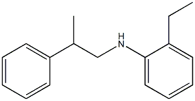 2-ethyl-N-(2-phenylpropyl)aniline Struktur