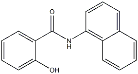 2-hydroxy-N-(naphthalen-1-yl)benzamide Struktur