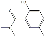 2-hydroxy-N,N,5-trimethylbenzamide Struktur