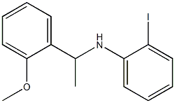 2-iodo-N-[1-(2-methoxyphenyl)ethyl]aniline Struktur