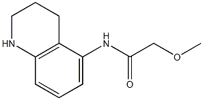 2-methoxy-N-(1,2,3,4-tetrahydroquinolin-5-yl)acetamide Struktur