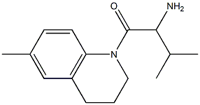 2-methyl-1-[(6-methyl-3,4-dihydroquinolin-1(2H)-yl)carbonyl]propylamine Struktur