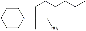 2-methyl-2-(piperidin-1-yl)octan-1-amine Struktur