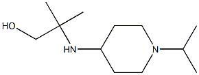 2-methyl-2-{[1-(propan-2-yl)piperidin-4-yl]amino}propan-1-ol Struktur