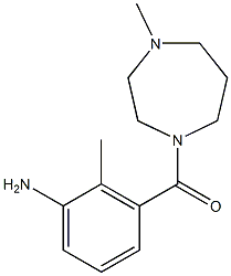 2-methyl-3-[(4-methyl-1,4-diazepan-1-yl)carbonyl]aniline Struktur