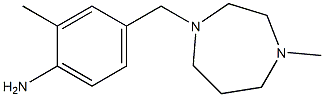 2-methyl-4-[(4-methyl-1,4-diazepan-1-yl)methyl]aniline Struktur