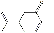 2-methyl-5-(prop-1-en-2-yl)cyclohex-2-en-1-one Struktur