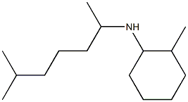 2-methyl-N-(6-methylheptan-2-yl)cyclohexan-1-amine Struktur