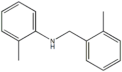 2-methyl-N-[(2-methylphenyl)methyl]aniline Struktur