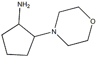 2-morpholin-4-ylcyclopentanamine Struktur