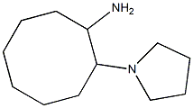 2-pyrrolidin-1-ylcyclooctanamine Struktur