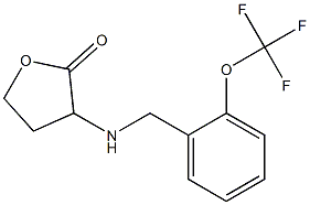 3-({[2-(trifluoromethoxy)phenyl]methyl}amino)oxolan-2-one Struktur