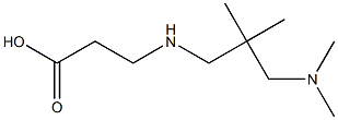 3-({2-[(dimethylamino)methyl]-2-methylpropyl}amino)propanoic acid Struktur