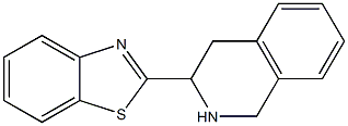 3-(1,3-benzothiazol-2-yl)-1,2,3,4-tetrahydroisoquinoline Struktur