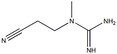 3-(2-cyanoethyl)-3-methylguanidine Struktur