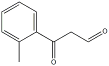 3-(2-methylphenyl)-3-oxopropanal Struktur