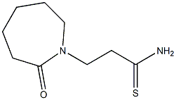 3-(2-oxoazepan-1-yl)propanethioamide Struktur