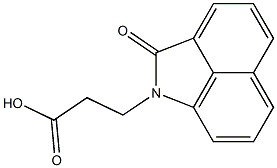 3-(2-oxobenzo[cd]indol-1(2H)-yl)propanoic acid Struktur