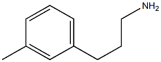 3-(3-methylphenyl)propan-1-amine Struktur