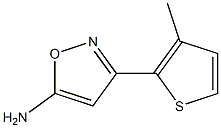 3-(3-methylthiophen-2-yl)-1,2-oxazol-5-amine Struktur