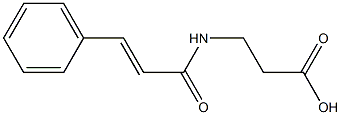 3-(3-phenylprop-2-enamido)propanoic acid Struktur