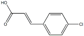 3-(4-chlorophenyl)prop-2-enoic acid Struktur