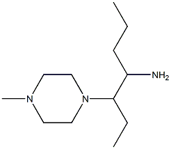 3-(4-methylpiperazin-1-yl)heptan-4-amine Struktur