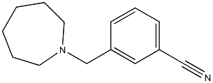 3-(azepan-1-ylmethyl)benzonitrile Struktur