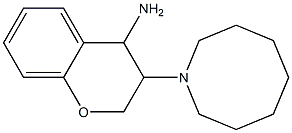 3-(azocan-1-yl)-3,4-dihydro-2H-1-benzopyran-4-amine Struktur